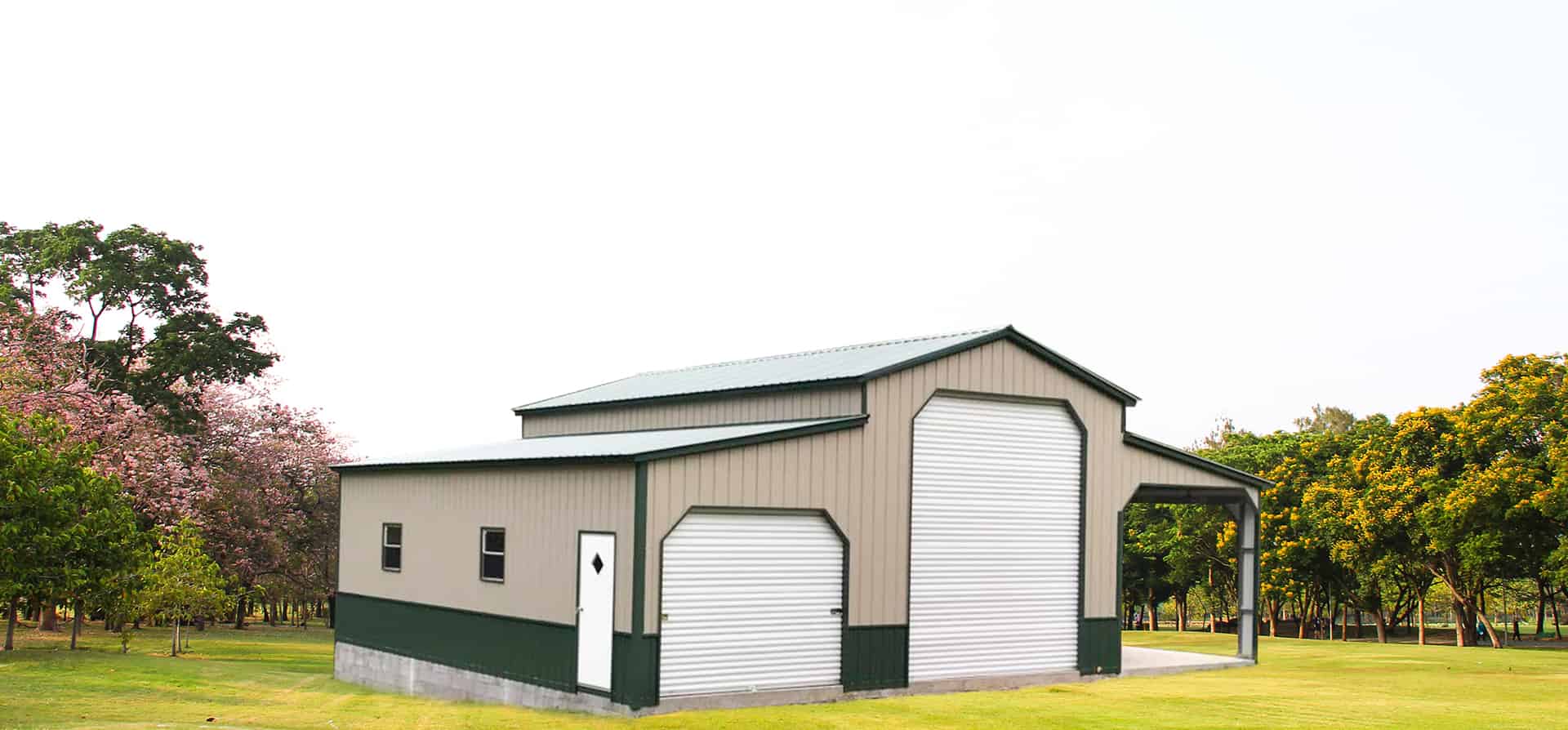 Erecting a garage on one's property is no small task. Prefab Garage Kits Prices : Metal Buildings And Steel Barns For Sale Prefab Metal Structures