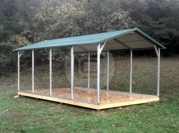 12x21 Carport Metal Barn Central