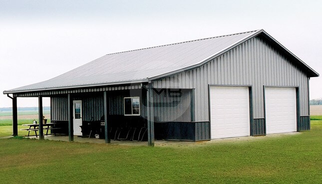 42×41 Garage Workshop with Porch