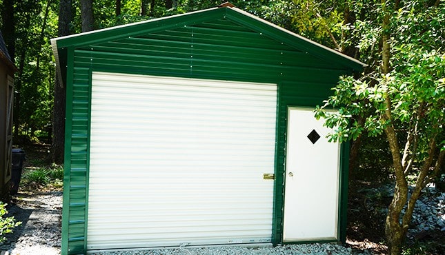 14×25 Metal Garage