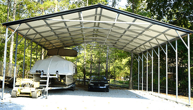 30×36 Vertical Roof Carport