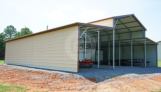 44×46 Vertical Roof Metal Barn