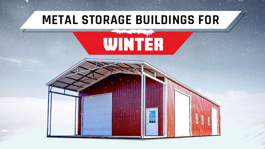 Metal Storage Buildings for Winter- MBC Blog Image