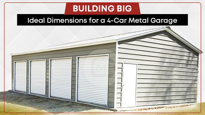 Choosing the Right Size Dimensions for a 4-Car Garage